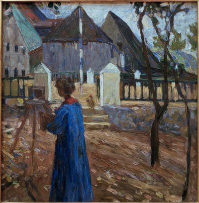 Kallmünz – Gabriele Münter Painting II by Wassily Kandinsky